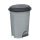 Planet pedálový koš, plastový, ECO antracit, s vyjímatelným košíkem, 22L