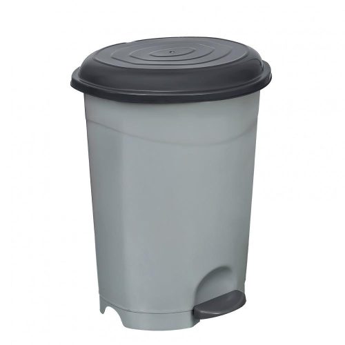 Planet pedálový koš, plastový, ECO antracit, s vyjímatelným košíkem, 22L