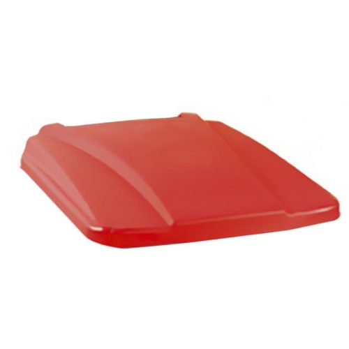 Nádoba na sběr odpadu Planet Selective, plast, pedál, červená, 70L, víko