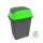 Planet Hippo Tipper Koš na tříděný odpad, plast, antracit/zelený, 50L