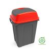 Planet Hippo Tipper Nádoba na tříděný odpad, plast, antracit/červená, 70L