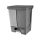 Planet Pedal popelnice DUO, dělená, plast, ECO antracit, 50L