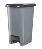 Odpadkový koš Planet Pedal SLIM, plastový, ECO antracit, 25L