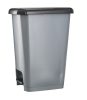 Odpadkový koš Planet Pedal SLIM, plastový, ECO antracit, 25L