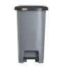 Odpadkový koš Planet Pedal SLIM, plastový, ECO antracit, 40L
