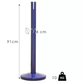 XL zahrazovací sloupek s pásem, 4.8m, bez pásu (XLO-blue)