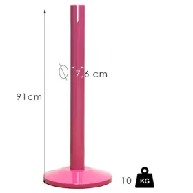 XL zahrazovací sloupek s pásem, 4.8m, bez pásu (XLO-pink)