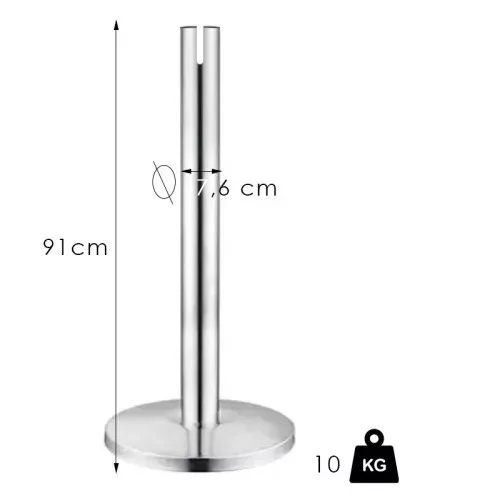 XL zahrazovací sloupek s pásem, 4.8m, bez pásu (XLOK)