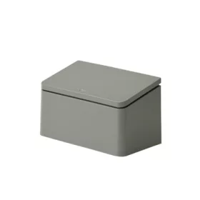Flat rectangular popelavě šedý