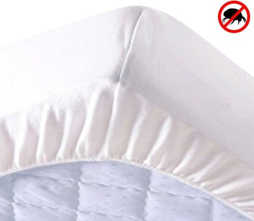 CHRÁNIČ MATRACE VODEODOLNÝ Guma kulatá Bez roztočů - Froté top 200x200 cm + 30 cm