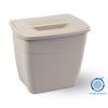 Planet Koala popelnice s víkem 6L (závěsné vědro) norkové (mléko kávy) barvy